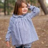 Bombacho unisex vichy azul marino