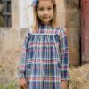 vestido para niña cuadros tartan