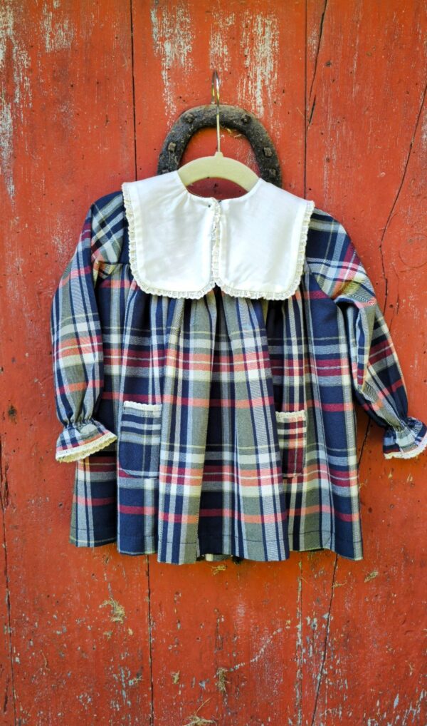 vestido para niña cuadros tartan