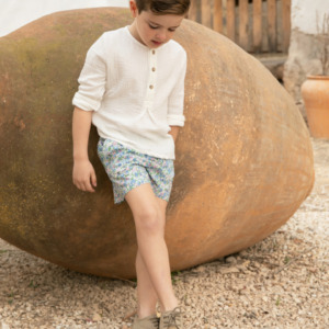 niño short flores