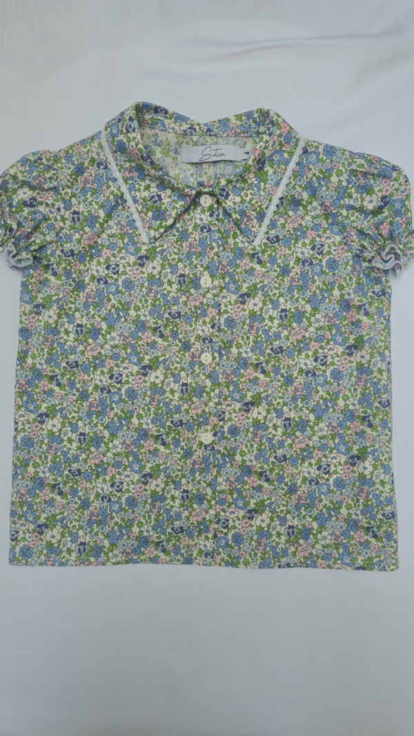 blusa niña flores