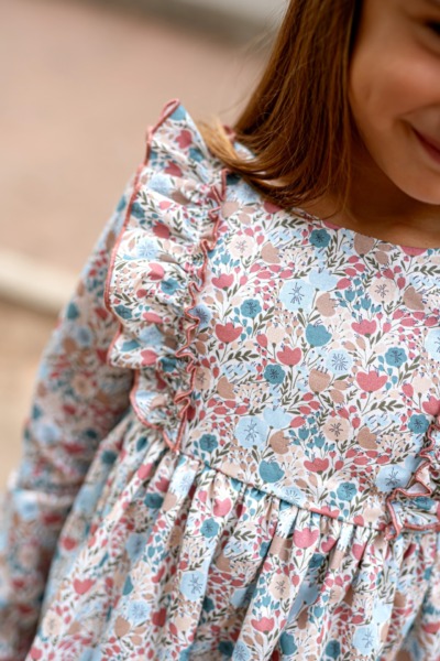 vestido liberty niña