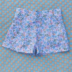 short infantil Lirio flores moda infantil Sutier